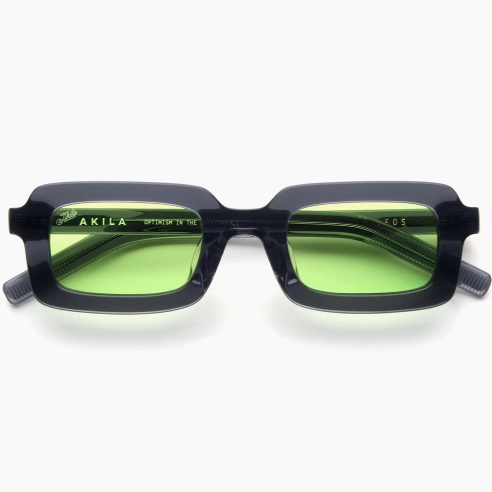 ISO AKILA EOS APPLE GREEN LENS SUNGLASSES